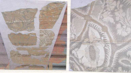 Damask fragment