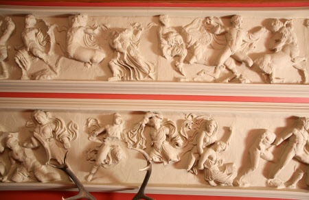 Plaster cast frieze