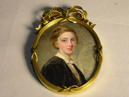 Adelbert Wellington Brownlow Cust, 3rd Earl Brownlow (1844-1921) as a Boy. 