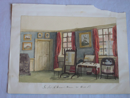 Interior of Sir Abraham Hume;s house, 31 Hill Street, London