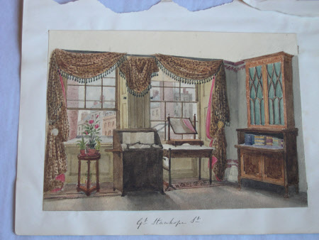Interior of a room, Great Stanhope Street, Bath (?)