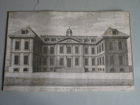 An elevation, North Front, Belton House, Lincolnshire