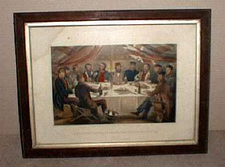 A Christmas Dinner on the Heights before Sebastapol (after William Simpson)