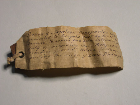 A fragment of the coffin of Emperor Napoleon I, Emperor of France (1769–1821)