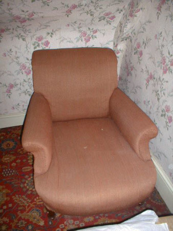 Upholstered armchair