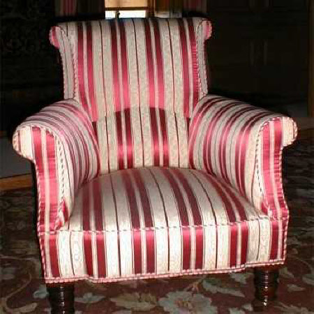 Upholstered armchair