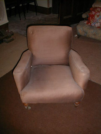 Upholstered armchair