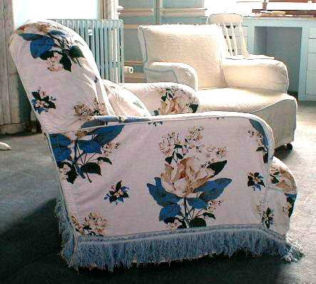 Upholstered armchair