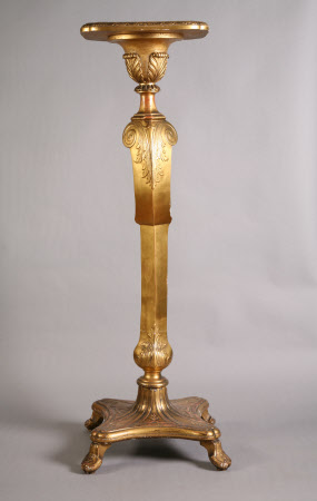 Pair of giltwood candlestands