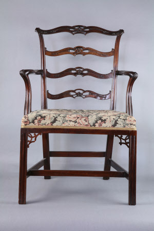 Ladderback armchair