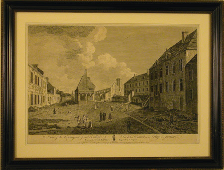 A View of the Treasury, and Jesuits College, Quebec (after Richard Short)