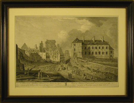 A View of the Bishop's House with the Ruins, as they appear in going up the Hill from the Lower to ...
