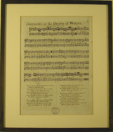 Britannia or the Death of Wolfe