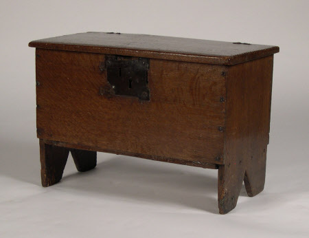 Boarded coffer