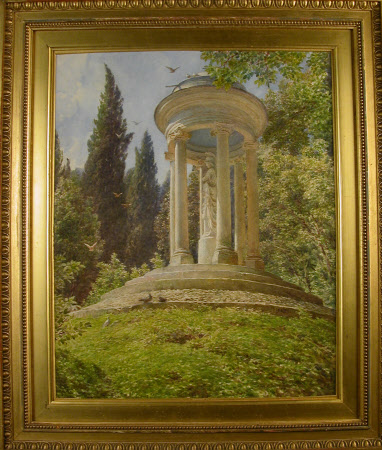 Grecian Temple in a Wooded Landscape