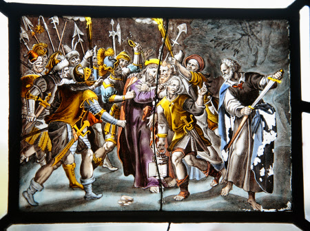 The Betrayal of Judas and Christ's restoration of the servant's ear 