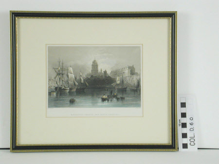 Redcliffe Church and Basin, Bristol (after E. Benjamin)
