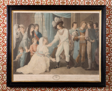 Lady Grey imploring Edward IV for a maintenance for herself and her Children (after Johann Gerhard ...