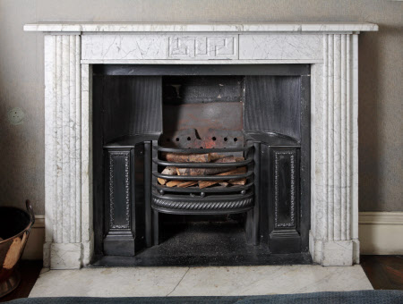 Chimneypiece, Blue Chintz Room, Dunham Massey