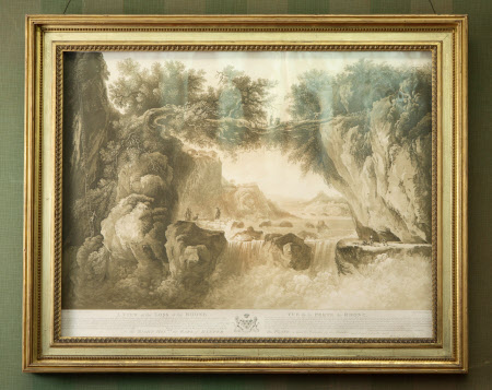 A view of the Loss of the Rhone (Vue de la Perte du Rhone) (after Louis Belanger) 