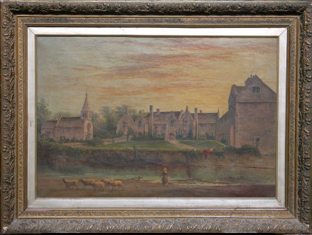 Great Chalfield Manor, from the North, at Sunset