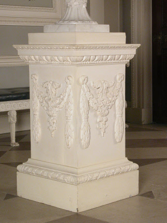 Wooden pedestal