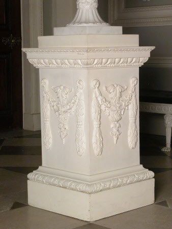 Wooden pedestal