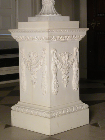 Wooden pedestal