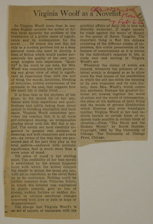 Newspaper cutting