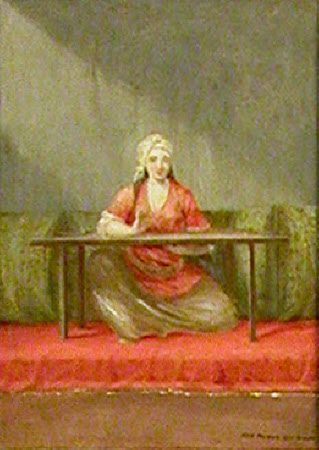 Fille Turque qui brode