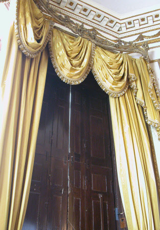 Curtains and pelmet