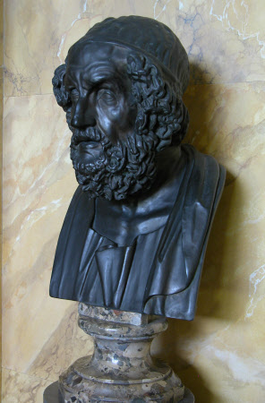 Portrait bust of the poet Homer