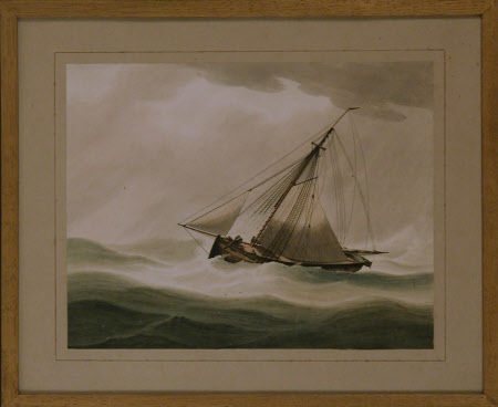 Fishing Boat in Full Sail