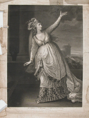 Mrs Sarah Siddons (née Kemble) (1755-1831) as Euphrasia in Arthur Murphy's 'The Grecian Daughter' ...