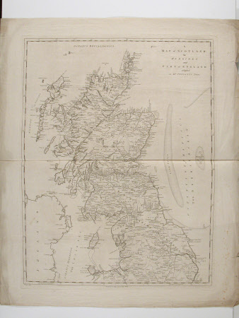 A Map of Scotland the Hebrides and Part of England.