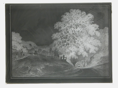 View From the Gates Looking Towards Stourton Church (after Nicholson)