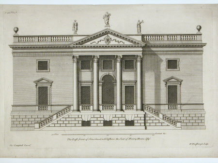 The East front of Stourhead in Wiltshire the Seat of Henry Hoare Esq.