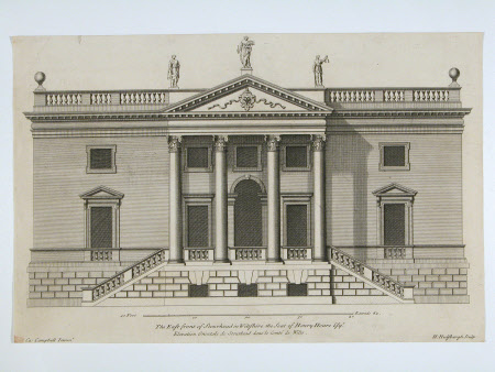 The East Front of Stourhead, Wiltshire (after Colen Campbell)
