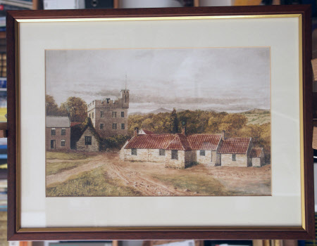 View of a Village in Upper Coquetdale, Cheviot Hills, Northumberland