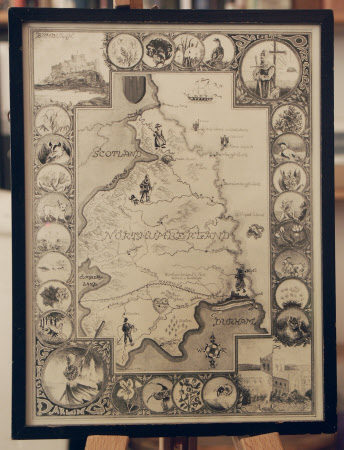Map of Northumberland