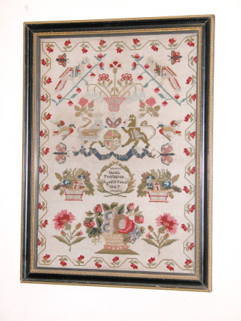 Sampler, Flowers and Birds