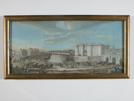 Vue de la Bastille de Parie, de la Porte St. Antoine, et d'une partie du Fauxbourg