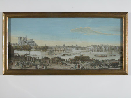 Autre Vue Particulière de Paris depuis Nôtre Dame, Jusques au Pont de la Tournelle
