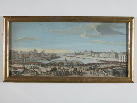 Autre vue particulière de Paris, prise du milieu du Pont Neuf, regardant vers le Pont Royal