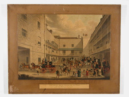 The Royal Mails Preparing to Start (after James Pollard)