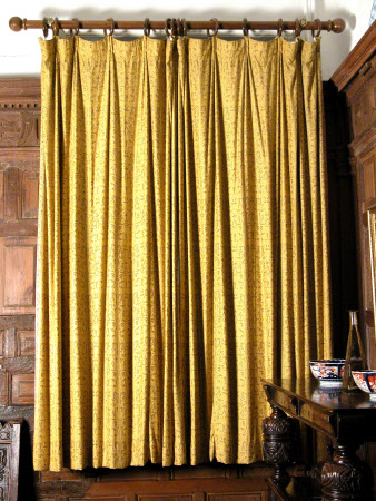Curtains and pelmet