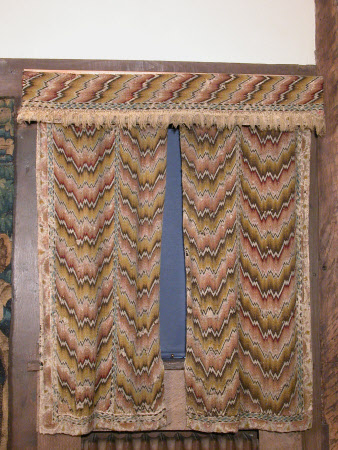 Curtains and pelmet