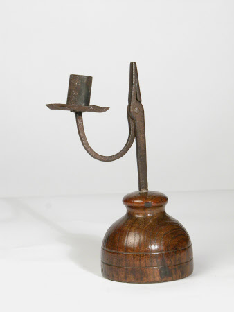 Rush light holder