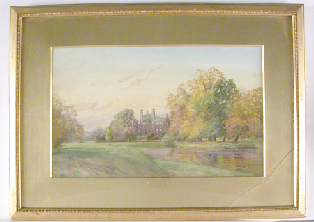 View of Eton Across the Grounds