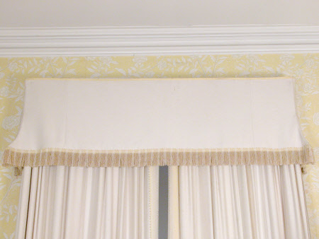 Curtain pelmet